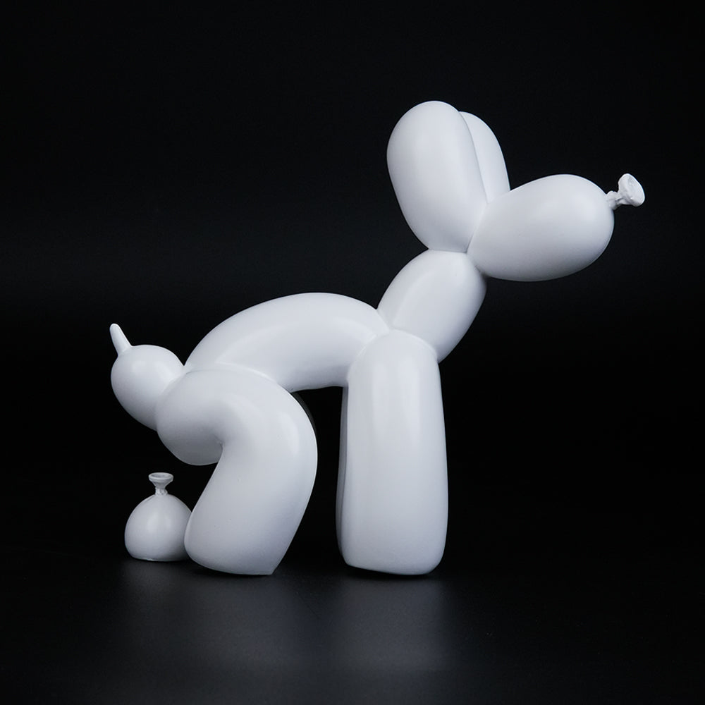 Poo Balloon Dog Statueย